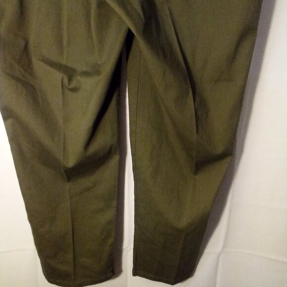JMS Just My Size Pants Women 3X Comfort Waist Straight Leg Green - Picture 12 of 14